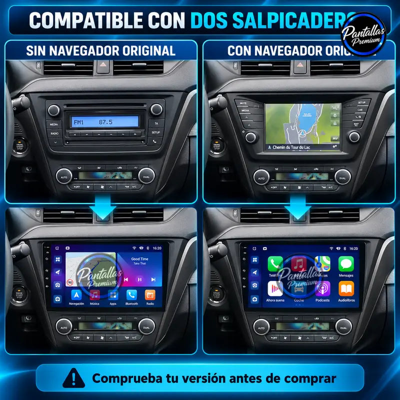 Toyota Avensis 3 compatible sin navegador original y con navegador original