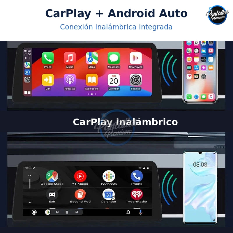 Radio pantalla CarPlay y Android Auto para BMW Serie 5 F10 F11 2011-2017 - foto 3