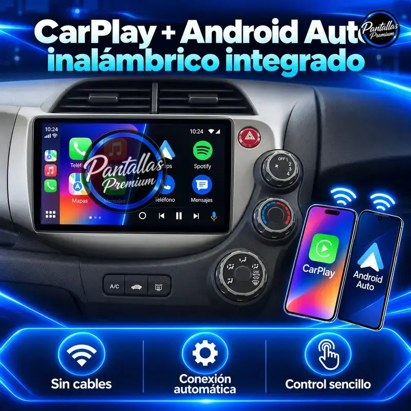 CarPlay y Android Auto inalámbrico Honda Jazz GE