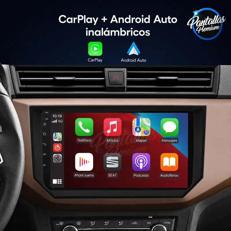 Radio pantalla CarPlay y Android Auto para Seat Ibiza Arona 2017-2020 - foto 3