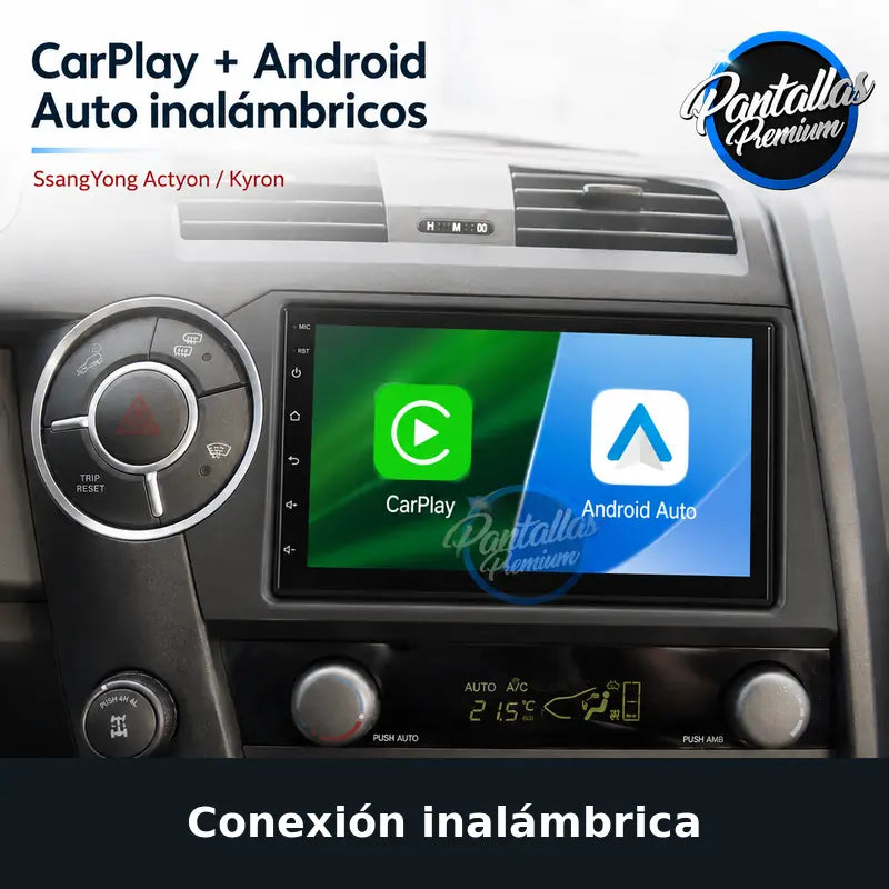 Radio pantalla CarPlay y Android Auto para SsangYong Actyon Kyron - foto 3