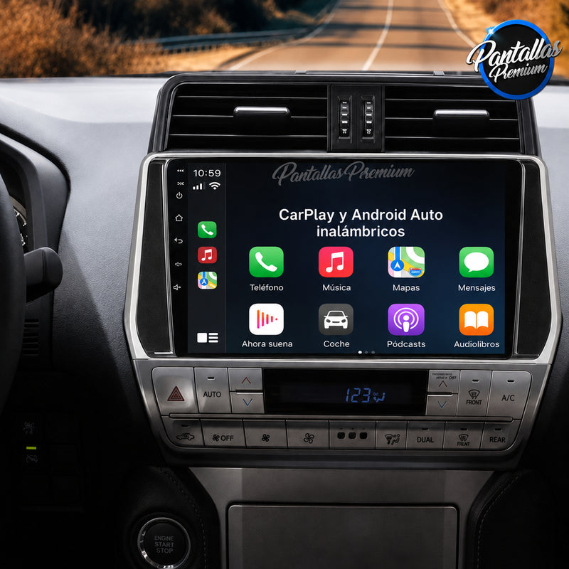 Radio pantalla CarPlay y Android Auto para Toyota Land Cruiser Prado 150 2018-2023 - foto 3