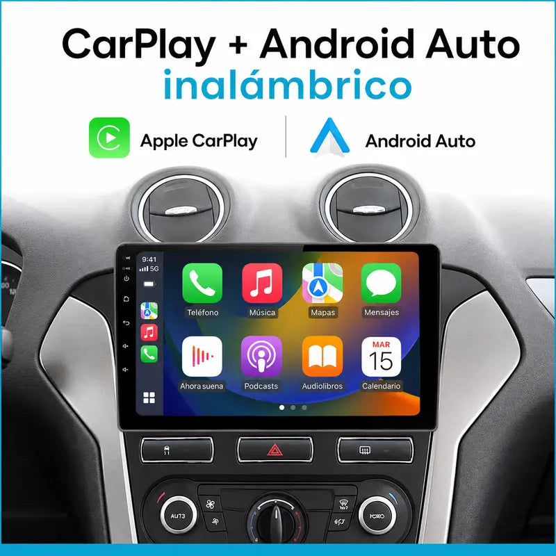 Radio pantalla CarPlay y Android Auto para Ford Mondeo 4 MK4 2010-2013 - foto 3