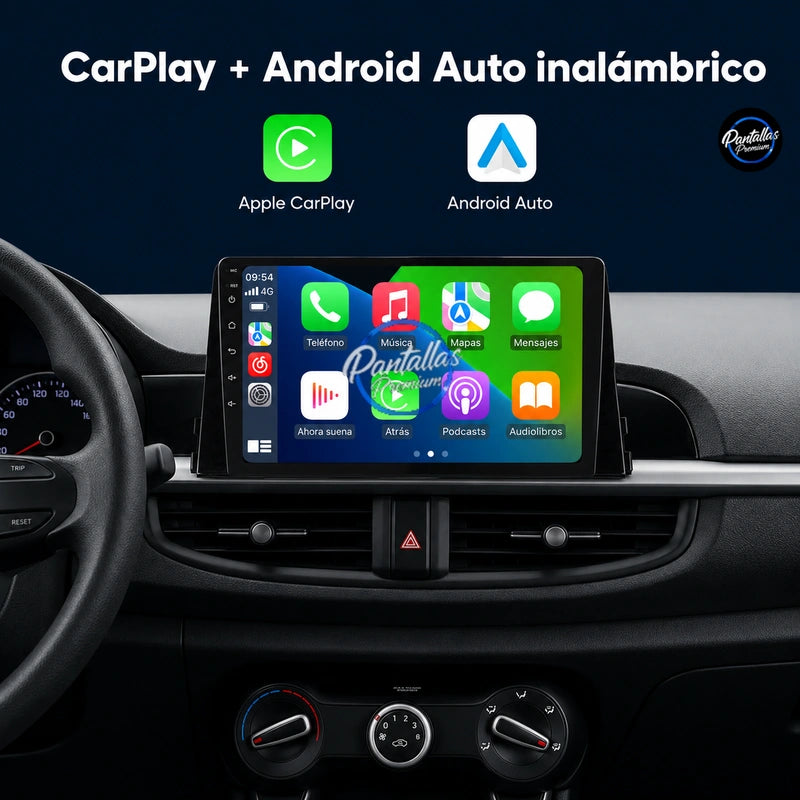 Radio pantalla CarPlay y Android Auto para KIA Morning 3 Picanto 2016-2023 - foto 3