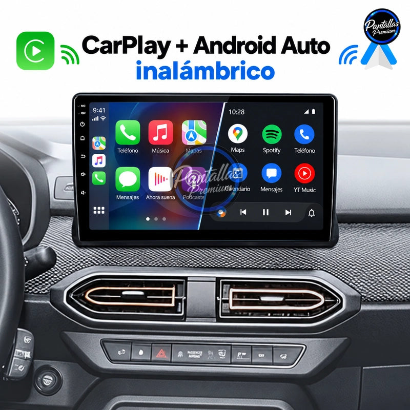 Radio pantalla CarPlay y Android Auto para Dacia Sandero 2021-2023 - foto 3