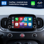 Radio pantalla CarPlay y Android Auto para Fiat 500 2015-2020 - foto 3