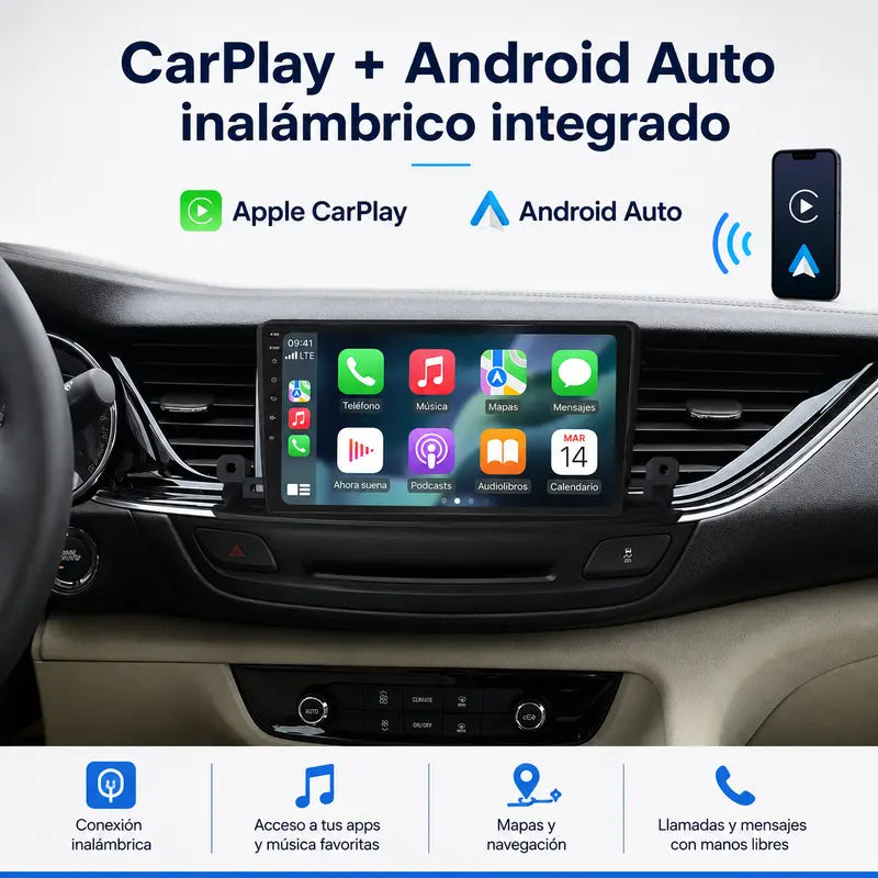 Radio pantalla CarPlay y Android Auto para Opel Insignia (2015-2021) - foto 3