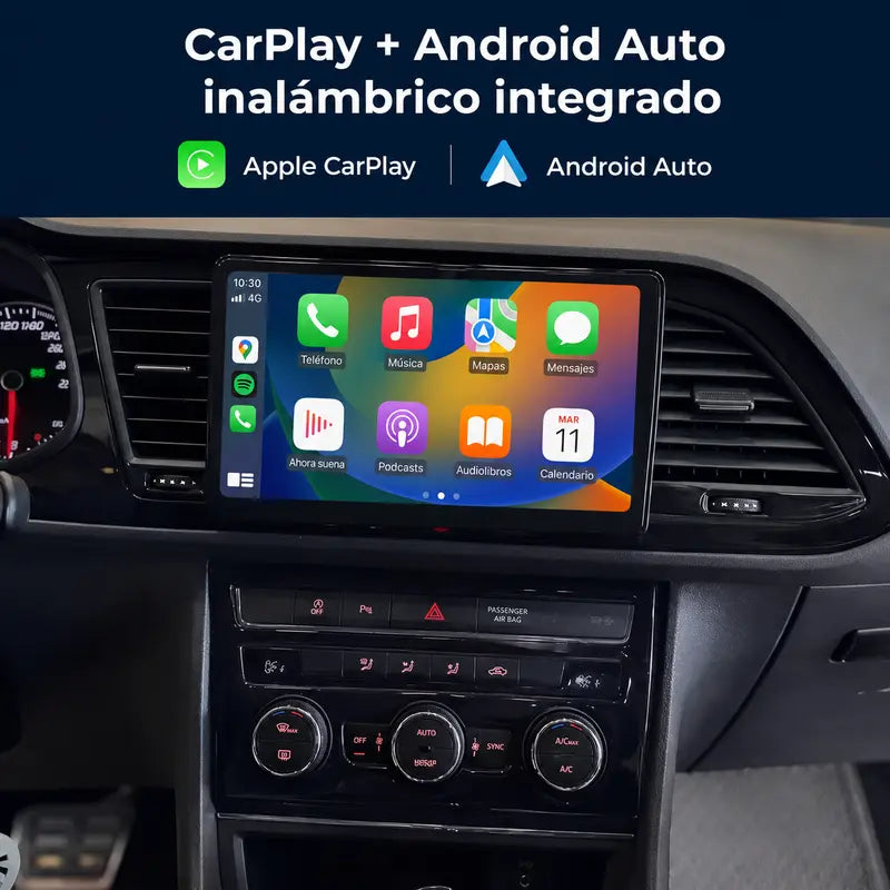 Radio pantalla CarPlay y Android Auto para Seat Leon MK3 - foto 3