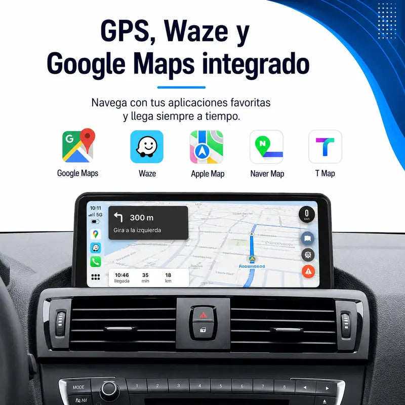 Radio pantalla CarPlay y Android Auto para BMW F20 F30 2013-2017 - foto 3