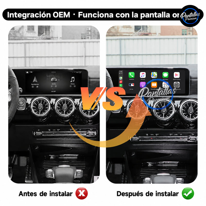 Interfaz CarPlay y Android Auto para Mercedes Clase A W177 GLB GLA CLA 2018-2023 NTG6.0 - foto 2
