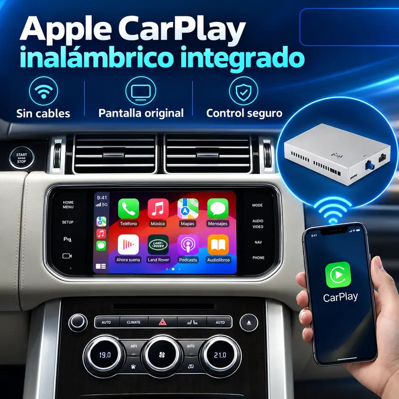 Interfaz CarPlay Land Rover Range Rover Evoque Discovery Jaguar - imagen 3 de 13