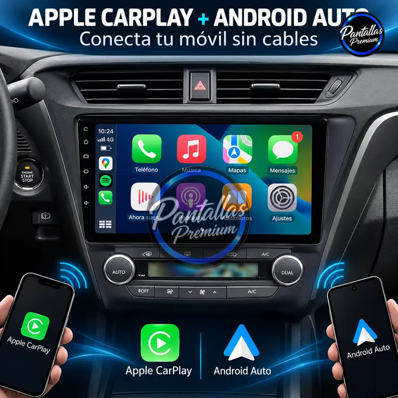 Apple CarPlay y Android Auto inalámbricos para Toyota Avensis 3