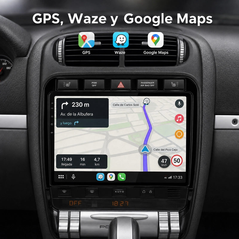 Radio pantalla CarPlay y Android Auto para Porsche Cayenne GTS 2002-2010 - foto 4