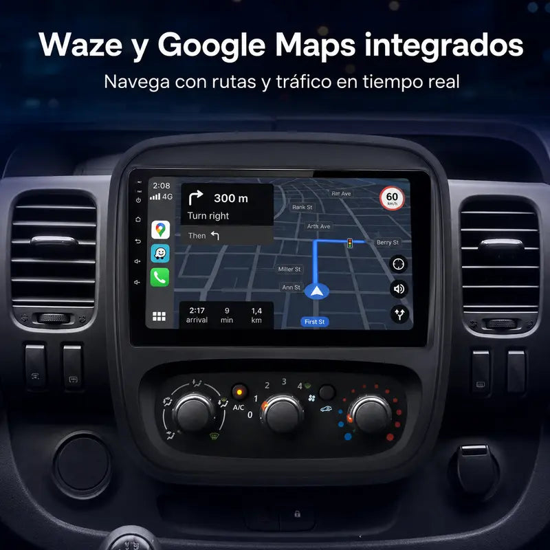 Radio pantalla CarPlay y Android Auto para Renault Trafic Fiat Talento 2014-2020 - foto 4