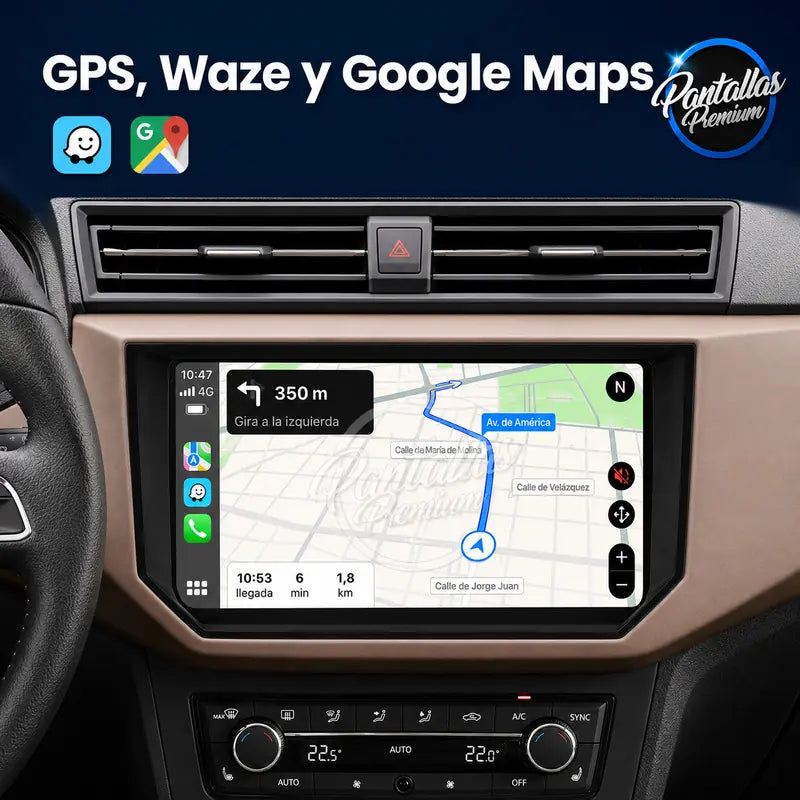 Radio pantalla CarPlay y Android Auto para Seat Ibiza Arona 2017-2020 - foto 4