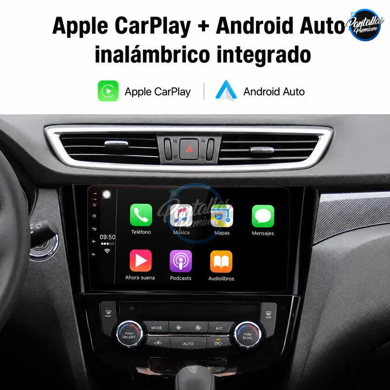 Radio pantalla CarPlay y Android Auto para Nissan Qashqai X Trail Camara 360 2013-2020 - foto 4