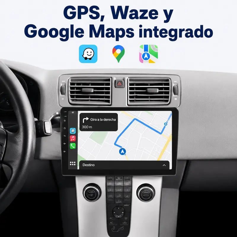 Radio pantalla CarPlay y Android Auto para Volvo C30 S40 V50 C70 2004 - 2012 - foto 4