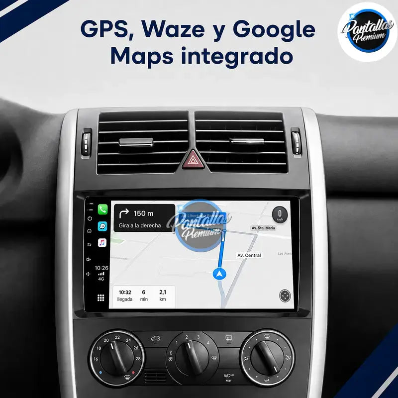 Radio pantalla CarPlay y Android Auto para Mercedes-Benz W169 W245 W639 W906 - foto 4