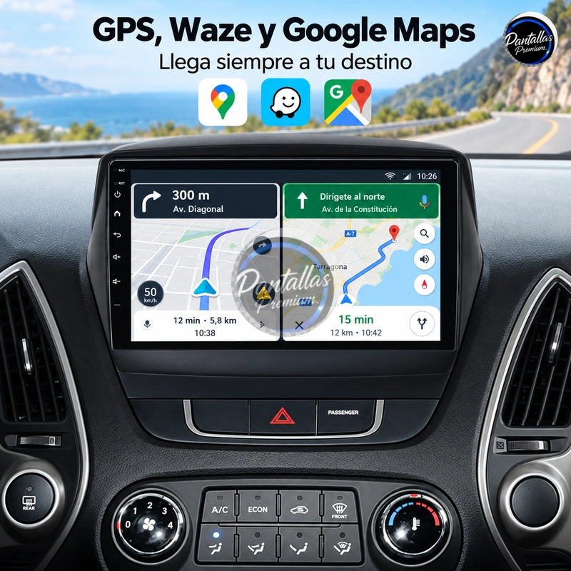 Radio pantalla CarPlay y Android Auto para Hyundai Ix35 1 2 Tucson 2 LM 2009-2015 - foto 4