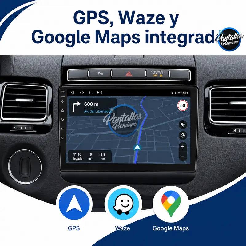 Radio pantalla CarPlay y Android Auto para Volkswagen Touareg 2010-2018 - foto 4