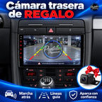 Audi A4 / SEAT Exeo, pantalla de 9 pulgadas — Cámara trasera de REGALO