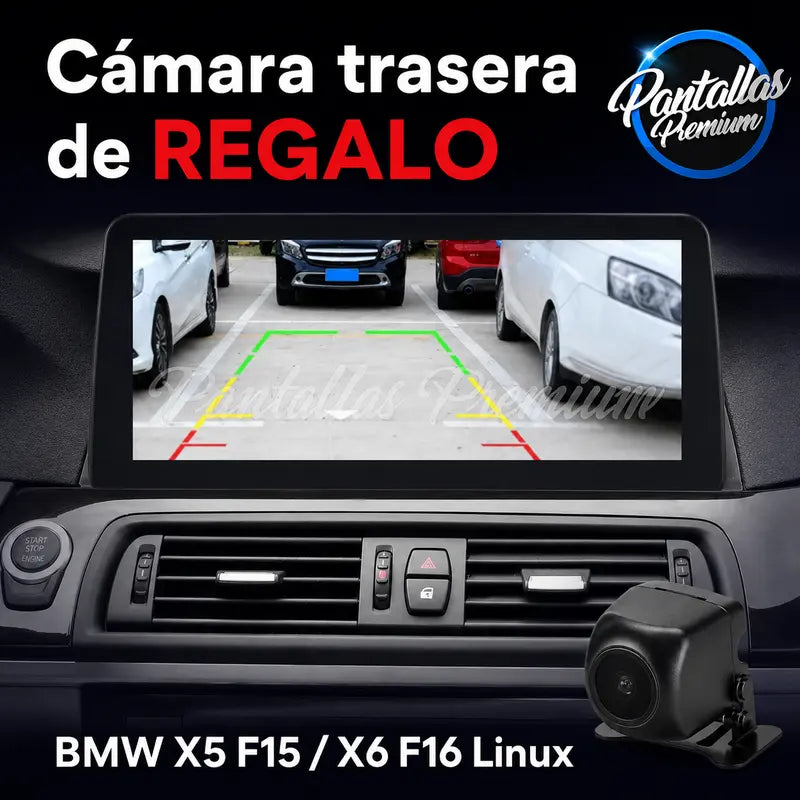 Radio pantalla CarPlay y Android Auto para BMW X5 F15 X6 F16 Linux - foto 5