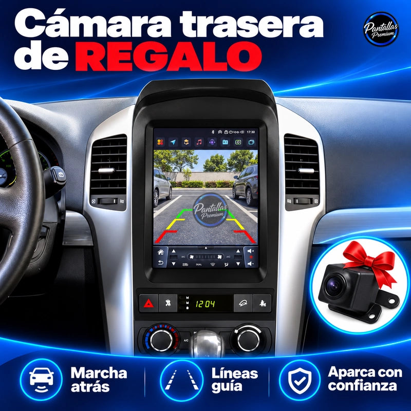 Radio pantalla vertical CarPlay y Android Auto para Chevrolet Captiva 2006-2012 - foto 6