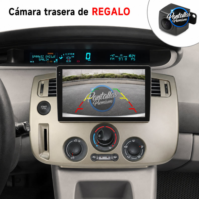 Radio pantalla CarPlay y Android Auto para Renault Scenic II 2004-2009 MT - foto 5