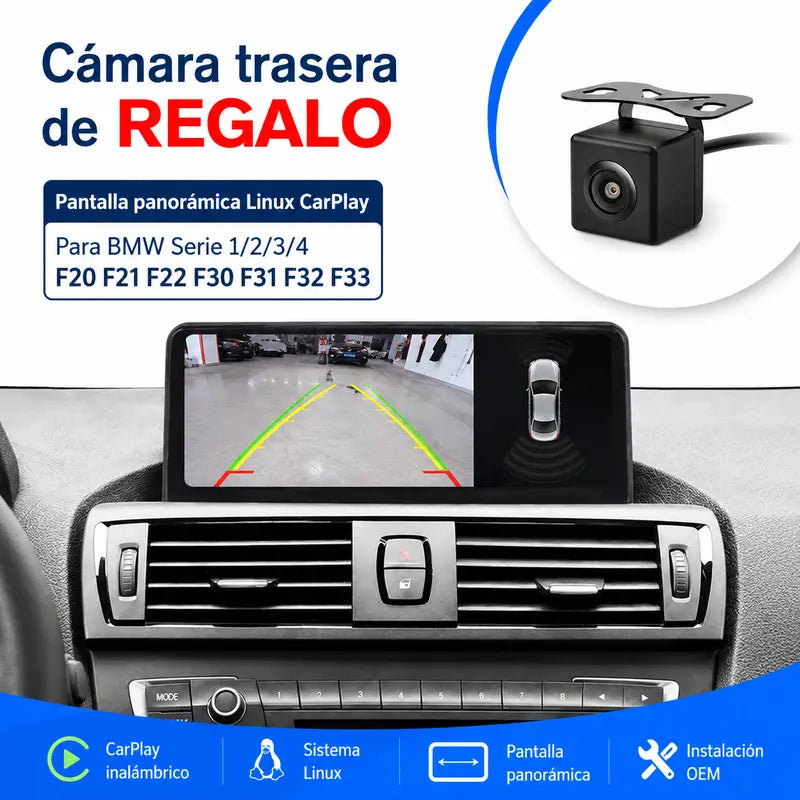 Radio pantalla CarPlay y Android Auto para BMW F20 F30 2013-2017 - foto 5