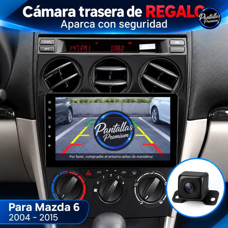 Radio pantalla CarPlay y Android Auto para Mazda 6 2004-2015 - foto 5