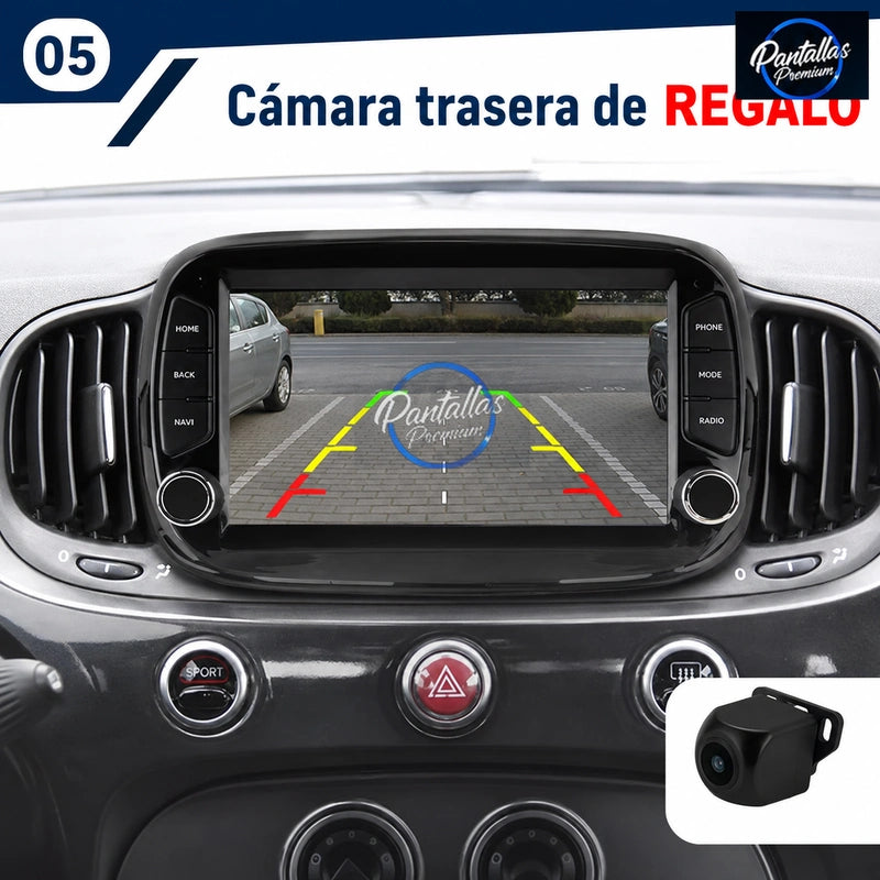 Radio pantalla CarPlay y Android Auto para Fiat 500 2015-2020 - foto 5