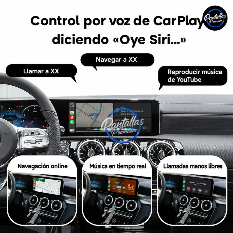 Interfaz CarPlay y Android Auto para Mercedes Clase A W177 GLB GLA CLA 2018-2023 NTG6.0 - foto 5