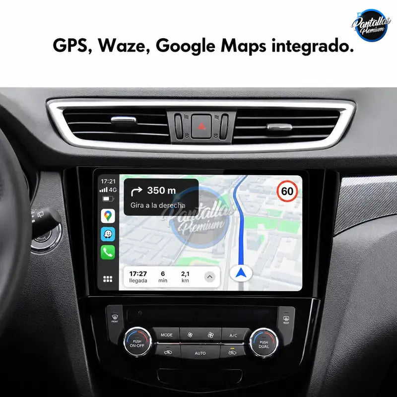 Radio pantalla CarPlay y Android Auto para Nissan Qashqai X Trail Camara 360 2013-2020 - foto 5