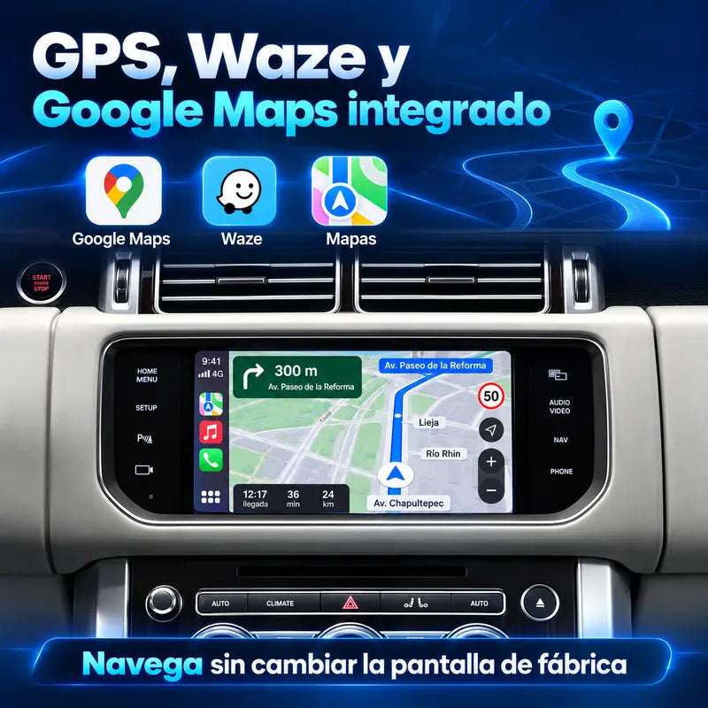 Interfaz CarPlay Land Rover Range Rover Evoque Discovery Jaguar - imagen 5 de 13