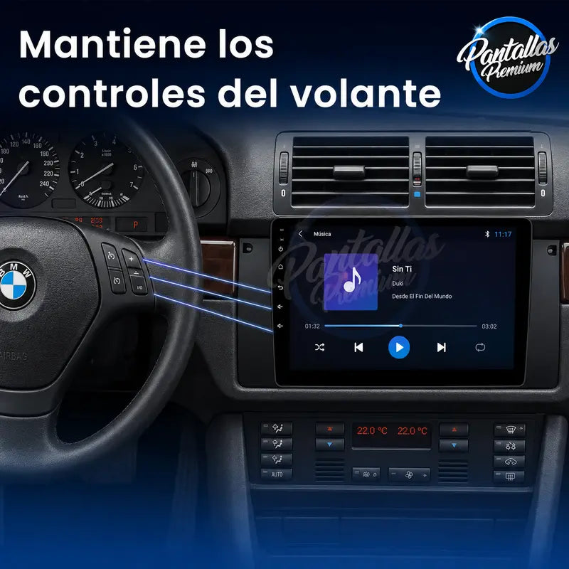 Radio pantalla CarPlay y Android Auto para BMW E53 E39 X5 - foto 6