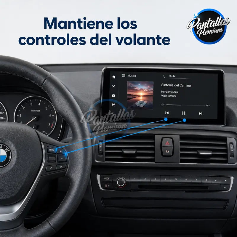 Radio pantalla CarPlay y Android Auto para BMW Serie 1 2 3 4 F20 F21 F22 F30 F31 F32 F33 - foto 6
