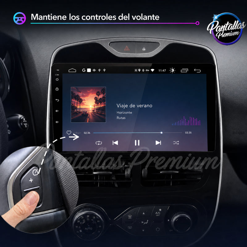 Radio pantalla CarPlay y Android Auto para Renault Clio 4 2016-2019 - foto 6