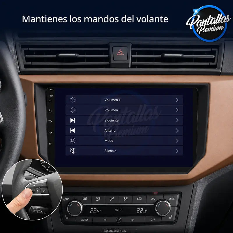 Radio pantalla CarPlay y Android Auto para Seat Ibiza Arona 2017-2020 - foto 6