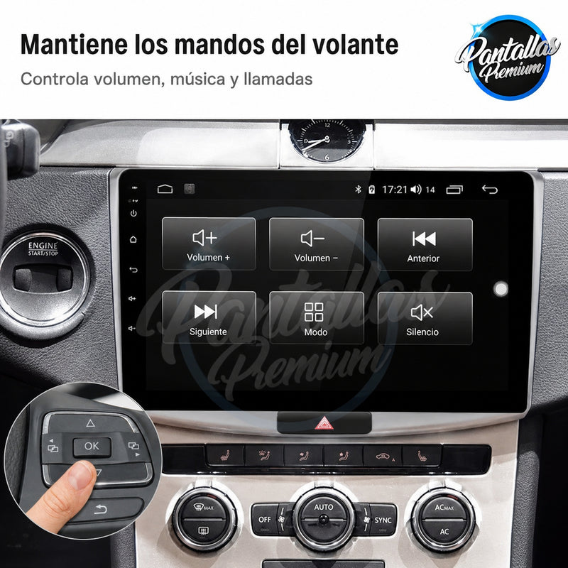 Radio pantalla CarPlay y Android Auto para Volkswagen Passat B6 B7 2010-2015 - foto 6