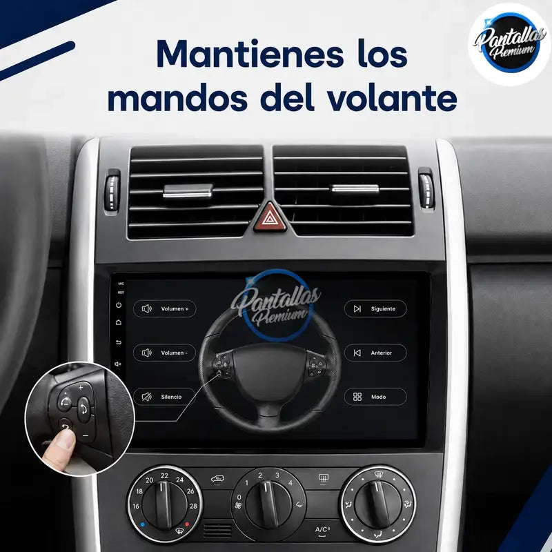 Radio pantalla CarPlay y Android Auto para Mercedes-Benz W169 W245 W639 W906 - foto 6