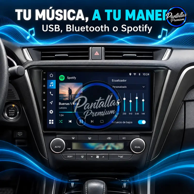 Spotify Bluetooth y música en Toyota Avensis 3