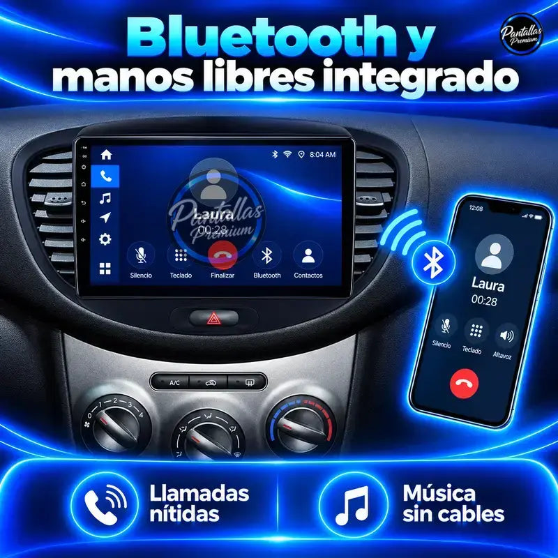 Bluetooth y manos libres Hyundai i10 PA