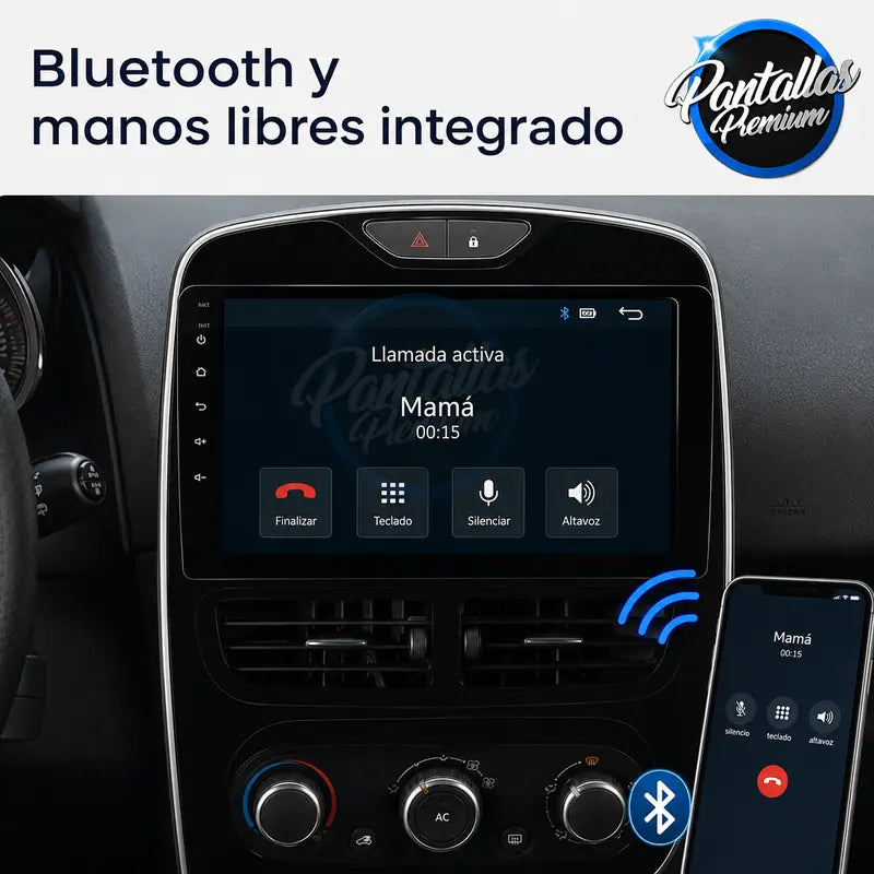 Radio pantalla CarPlay y Android Auto para Renault Clio 4 2012-2016 - foto 7
