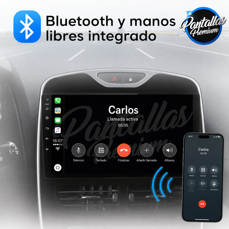 Radio pantalla CarPlay y Android Auto para Renault Clio 4 2016-2019 - foto 7