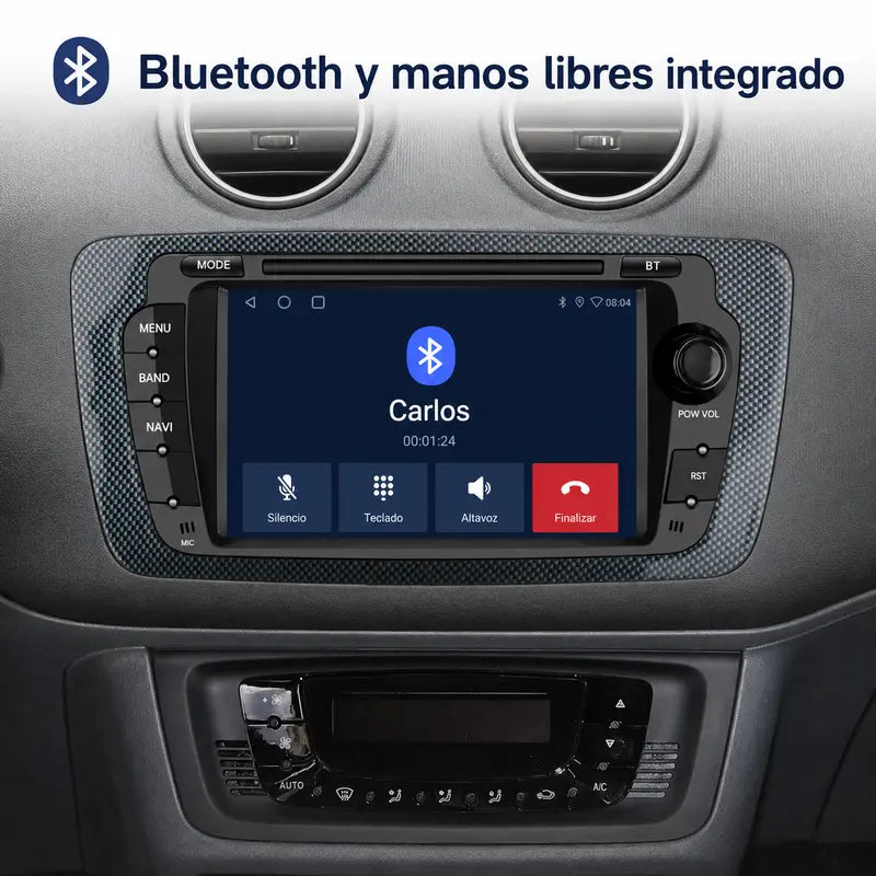 Radio pantalla CarPlay y Android Auto para Seat Ibiza 6J (2008-2014) - foto 7