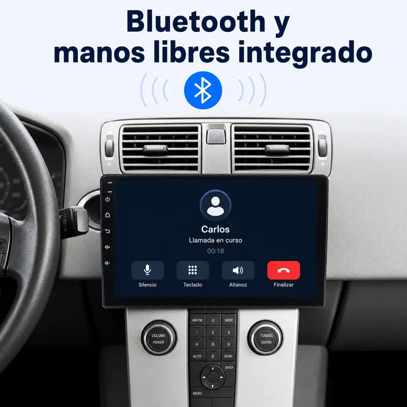 Radio pantalla CarPlay y Android Auto para Volvo C30 S40 V50 C70 2004 - 2012 - foto 7