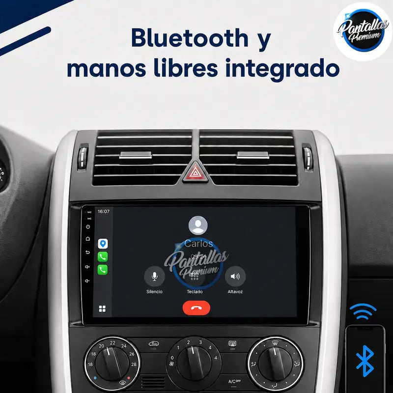 Radio pantalla CarPlay y Android Auto para Mercedes-Benz W169 W245 W639 W906 - foto 7