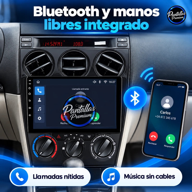 Radio pantalla CarPlay y Android Auto para Mazda 6 2004-2015 - foto 8