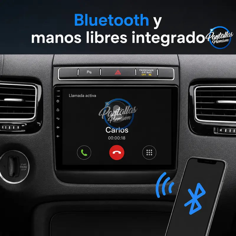 Radio pantalla CarPlay y Android Auto para Volkswagen Touareg 2010-2018 - foto 7