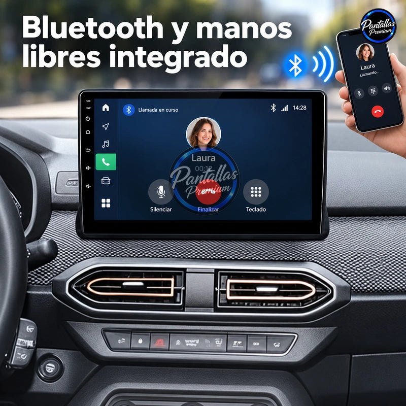 Radio pantalla CarPlay y Android Auto para Dacia Sandero 2021-2023 - foto 8